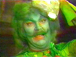 You just KNOW Rip Taylor's shell was far more fabulously decorated than the interior of Jeannie's bottle. It apparently had a well-stocked liquor cabinet, as well.