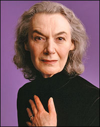 The intense, illustrious, and riveting stage actress, Marian Seldes, would be my ONLY choice to play the beloved witch, Celintha, from 'Rowan Blaize and the Starbane Exile'. She ROCKS any fantasy world. 