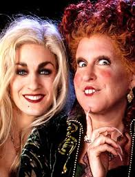 "Hey, Bette, I suggested that the producers ought to rename this movie 'Hex in the City,' but they told me to button my lip and work this push-up bra with a little more moxie or they'd cut all my scenes! I'm starting to think that might be a good idea. The scene-cutting, that is."