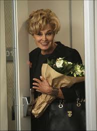 "Oh, no, honey ... I'm not the Avon Lady or a census-taker or even one of those darling little Jehovah's Witnesses everybody tries to hide from. Those people only knock at the door on one of your good days, honey. I'm actually here to inform you that you are the lucky winner of a lifetime subscription to the Apocalypse with a few coupons for early-bird AntiChrist dinners included. By the way, you are going to be the dinner. I guess what I'm trying to tell you is that this is not  one of your good days, honey. Not by a Mississippi mile."