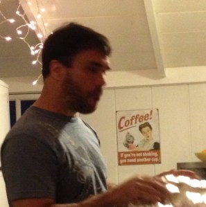 I look blurry because you've been drinking too much.